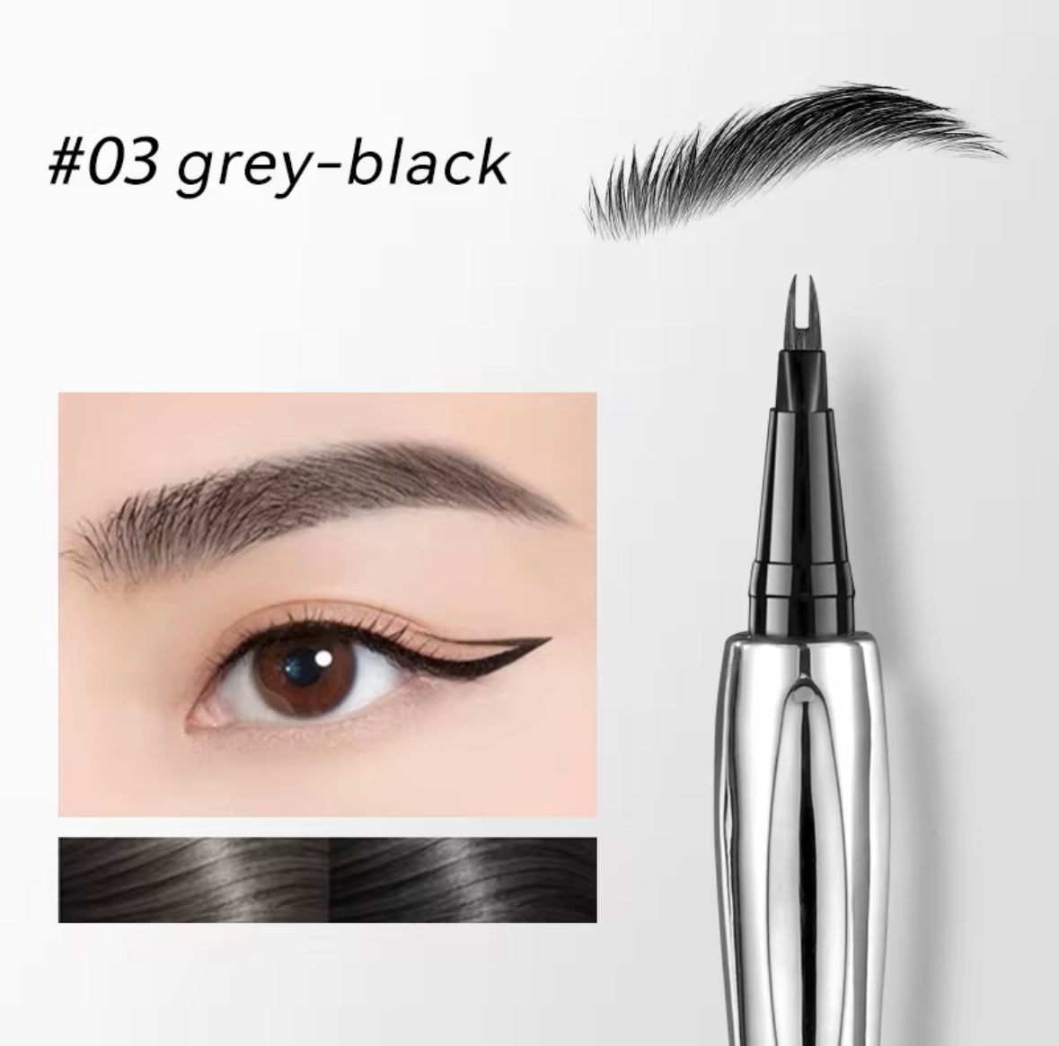 Waterproof eyebrow pencil